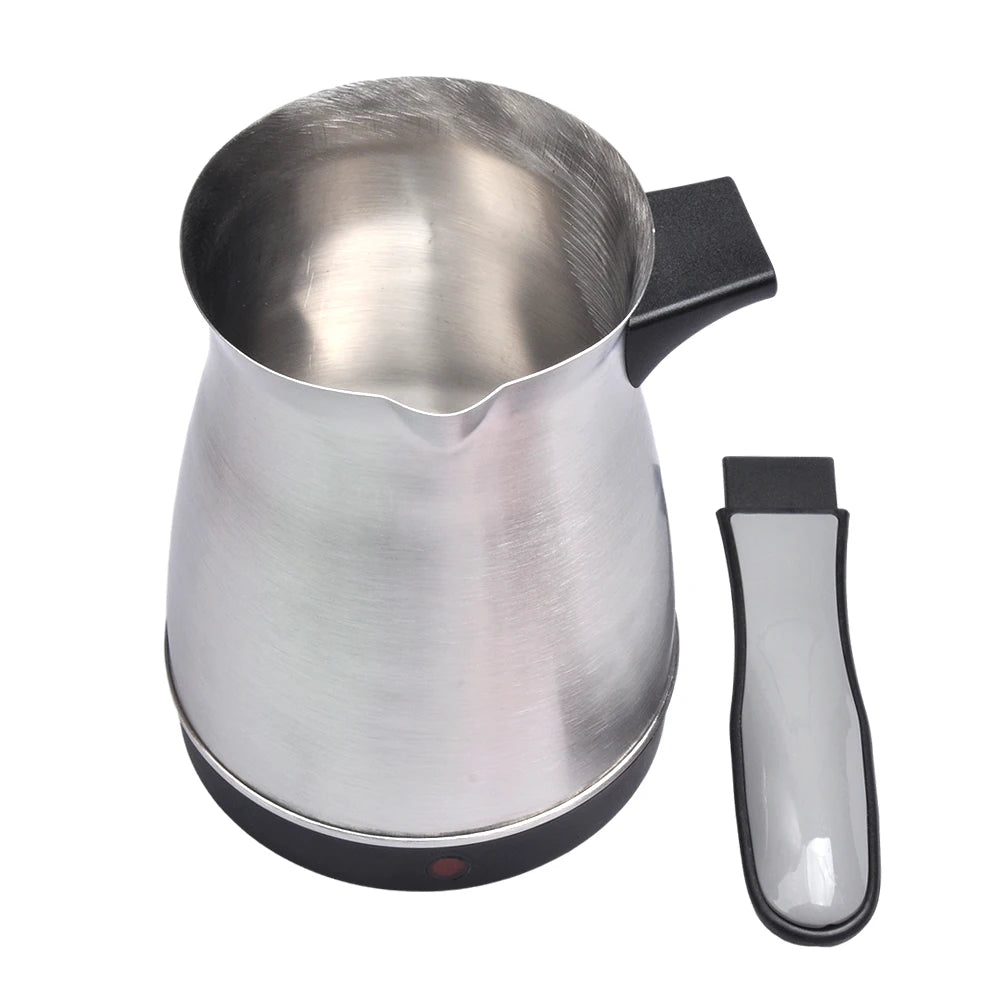 500ML Turkish Electric Kettle Portable Stainless Steel Teapot Water Boiler 220V Home Tea Pot Coffee Maker Machine 5 Cup 주전자 전기포트