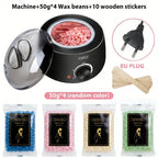 200CC Wax Heater Warmer Hair Removal Machine For Hand Foot Body SPA Epilator Paraffin Wax Pot +Wax Beans + Wood Sticks