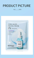 20pcs/5pcs Centella Collagen Face Mask VC Moisturizing Refreshing Sheet Masks Hyaluronic Acid  Facial Mask Skin Care Products