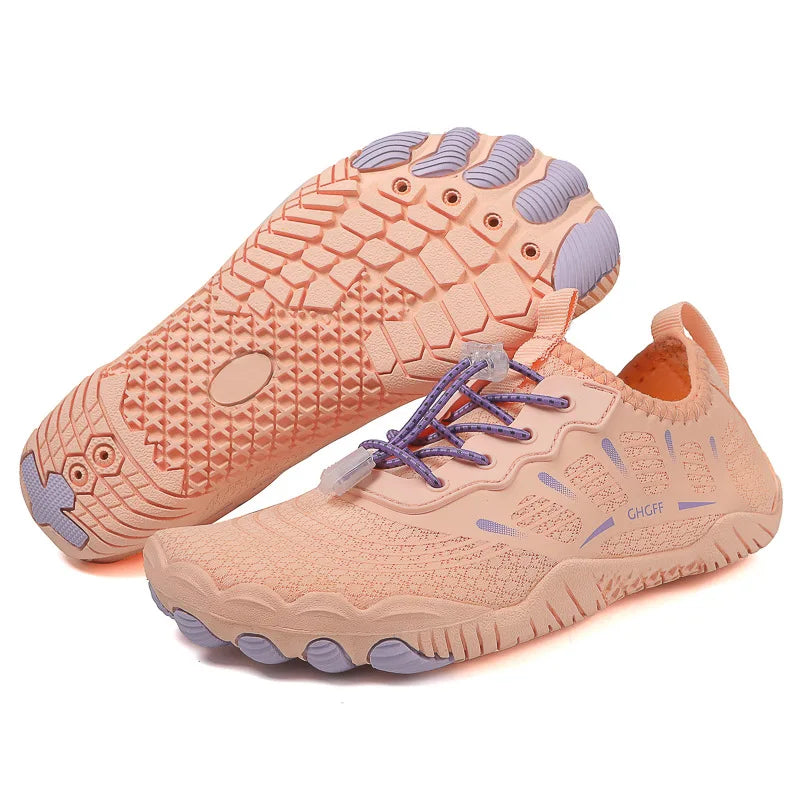Unisex Quick Dry Water Shoes, Anti-Slip Beach Swimming Aqua Socks, Lightweight Barefoot Wading Shoes for Outdoor Sports