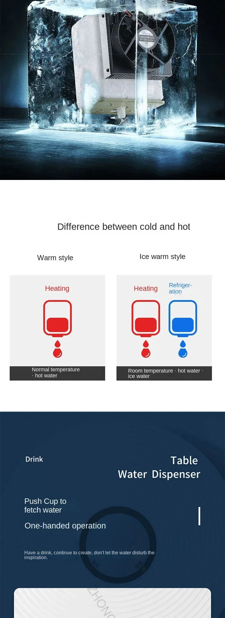 Desktop Water Dispenser Small Household Automatic Intelligent New Heating Mini Desktop Office Dormitory