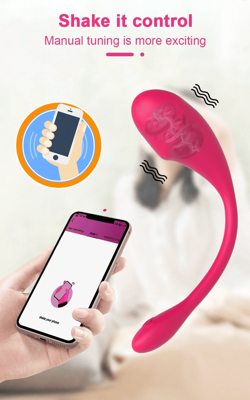 Wireless Bluetooth G Spot Vibrator for Women APP Remote Control Wear Vibrating Egg G Spot Clitoral Stimulator Sex Toys for Adult
