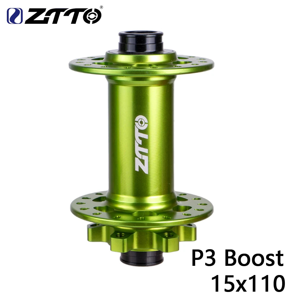 ZTTO MTB 32 Holes Disc Brake Hub Front Hub 6 Bolt Boost Hub 15x110 Thru Axle 15x100 32H Maza 9x100 QR Sealed Bearings