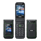 UNIWA X29 GSM Flip Phone 2.8 Inch Double Screen Dual SIM Big Font Big Button For Senior 2000mAh Wireless Radio  Russian Keyboard
