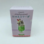 In Stock New Mofusand Cat Pudding Cold Drink Pendant Mini Figures Blind Box Anime Figures Ornaments Dolls Birthda Xmas Gifts Toy