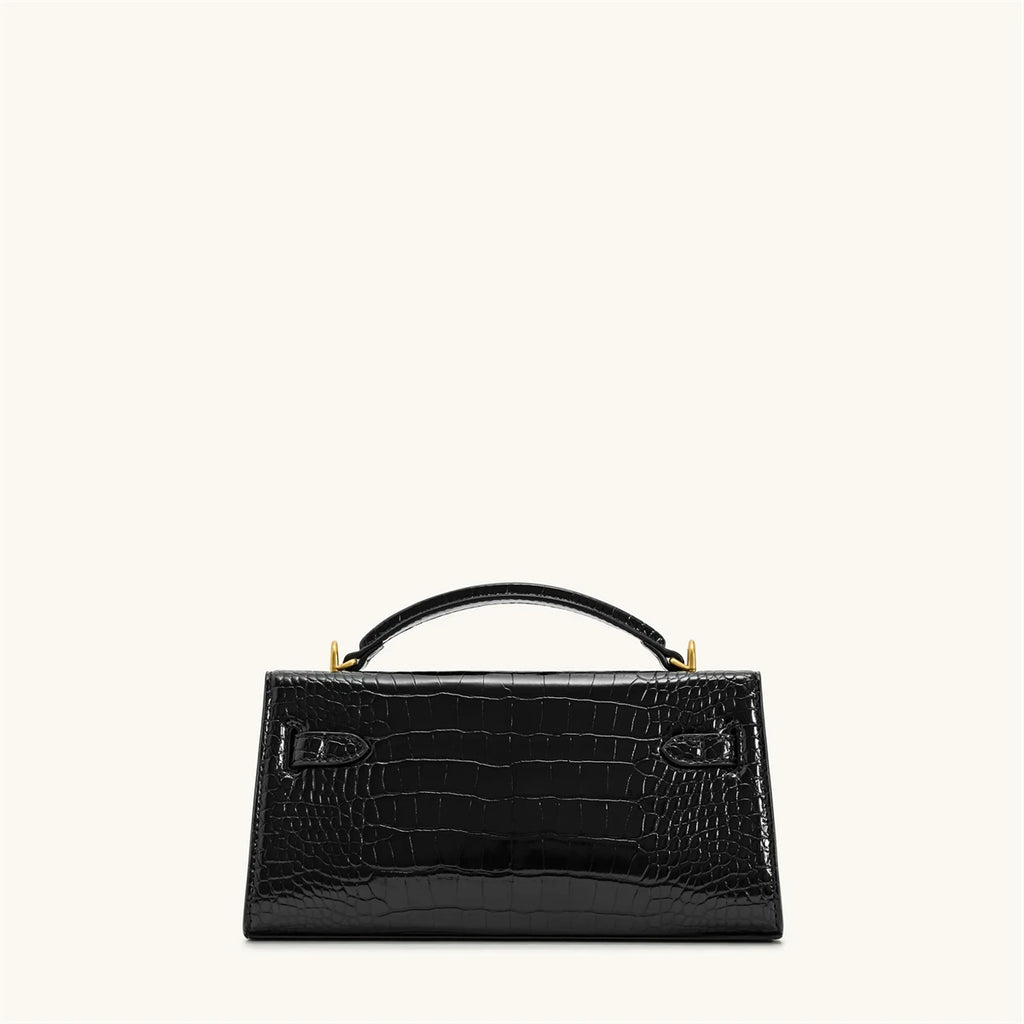 Luxury Leather and Woven Handbag with Vintage Metal Buckle, Elegant Short Handle, Stylish Women’s Tote for Evening & Daily Use