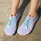Men Women Water shoes Upstream Wading Swimming Barefoot Five Fingers Aqua Shoes Colorful Beach Seaside Light Unisex Sneakers New