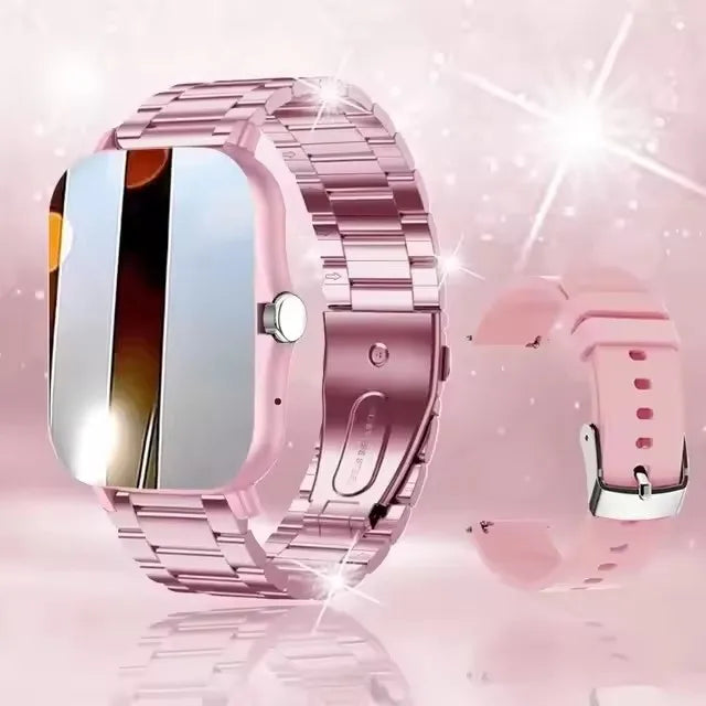 NEW 2025 Fashion SmartWatch Android Phone 2.01" Color Screen Full Touch Custom Dial Watch Women Bluetooth Call Smart Watch Men