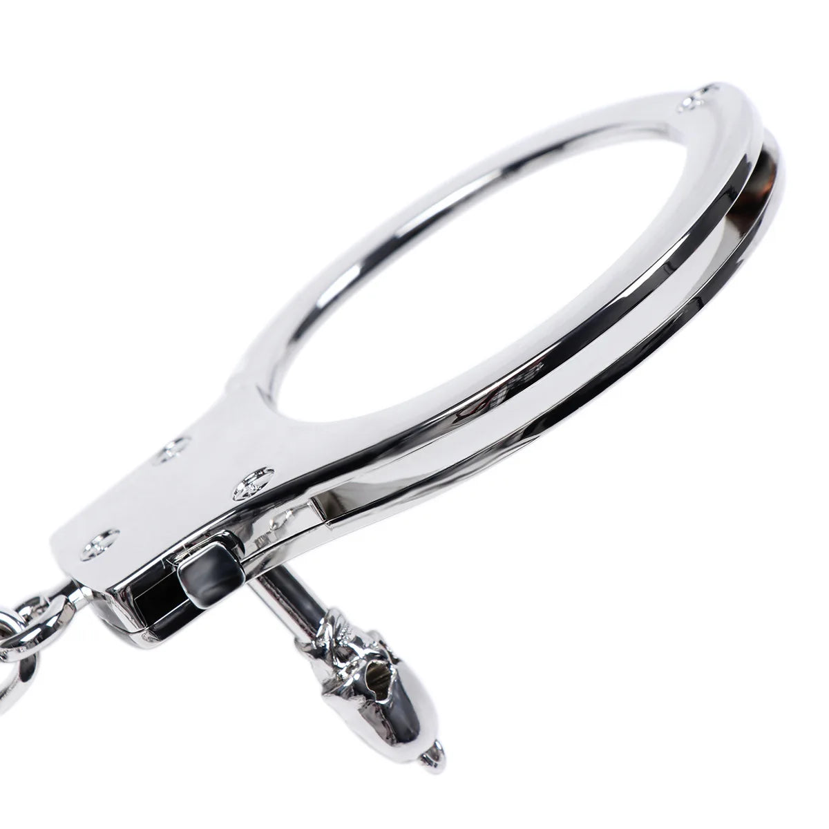DUTRIEUX Stainless Steel Handcuffs Adjustable Fetish Restraints BDSM Bondage Alloy Lock Hand Ankle Cuffs Set Sex Toys For Couple