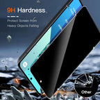 For Redmi Note 13 Pro Screen Protector 4G 5G Tempered Glass HD Crystal Clear Anti Spy Peep Privacy 9H High Aluminum