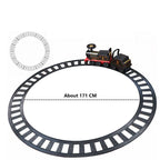 Kids Train Riding Toy Ailway Classical Electric Model Can Carry A Small Train Rail Car Children's Baby Walker Stroller Toys Boys