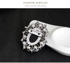 Vintage Victorian Design Queen's Cameo Brooch Pin, Antique Wedding Beauty Jewelry Gift, Elegant Style