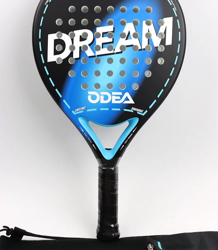 ODEA Beach Tennis Racket Full Carbon Fiber Rough Surface Outdoor Sports Racket For Men Women Adult Senior Player 3K 18K
