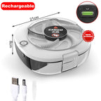 CHIGO Flycatcher Rechargeable/USB Electric Fly Trap Safety Indoor Flytrap Outdoor Insect Pest Catching Tool For Kitchen Garden