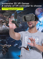 VR Glasses 3D Virtual Reality Headset Devices Helmet Lenses Goggles Smart For Smartphones Phone Cell Mobile Game Viar Viewer Set