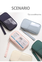 RFID Blocking Passport Holder Travel Wallet Durable Anti-Theft Card Slots Protective Case Flights Travel Organizer for Women Men