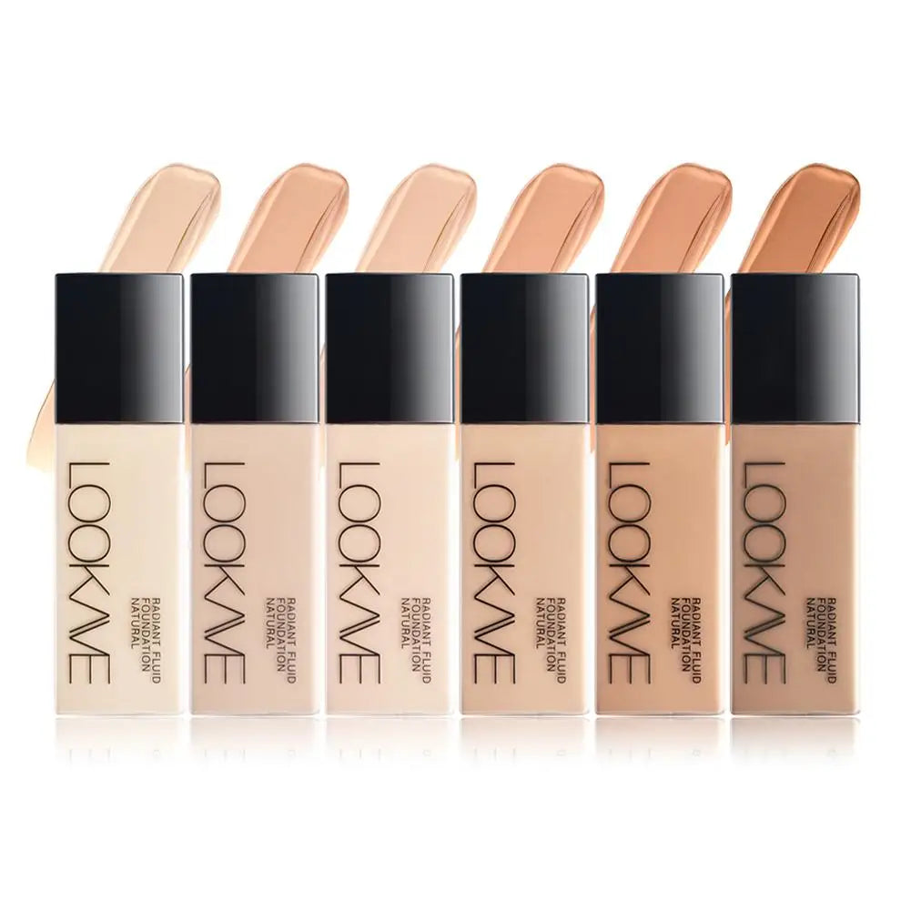 1Pcs Liquid Foundation Long Lasting Full Coverage Matte Cream CC Foundation Makeup Concealer Natural Liquid Base Moisturizing