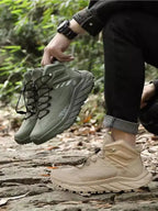 RAN Hiking Shoes Men Waterproof mesh walking shoes outdoor trekking Shoes Hunting Boots Tactical Ankle Boots women travel Boots