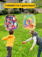 3-in-1 Kids Bean Bag Toss Game Set - Parent-Child Interactive Toy for School Sports, Birthday & Easter Party Favors