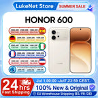 HONOR 600 5G Smartphone EU Version 200MP AI Ultra Night Camera 6400mAh Snapdragon 7 Gen4 AI Button 6.57"AMOLED 80W Supercharge