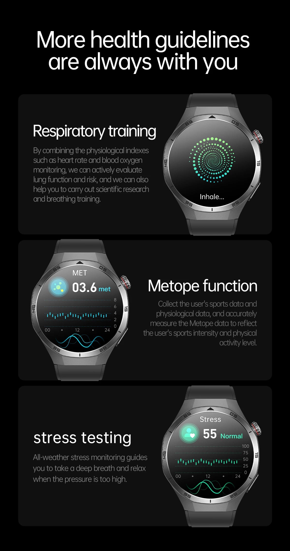 2026 New Nursing Grade ECG+PPG Smart Watch Health Analysis Blood pressure Lipids Uric acid Wireless HD Call Smartwatch Men Women