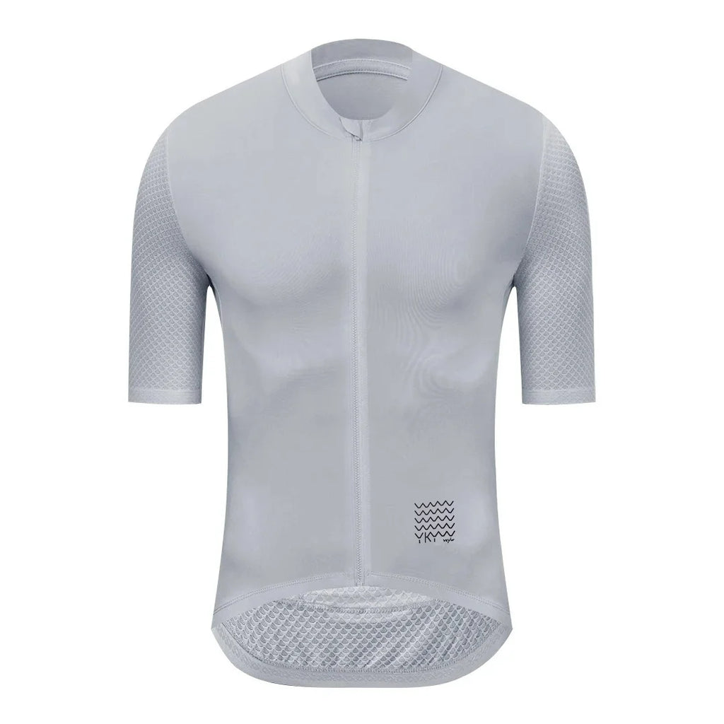 YKYWBIKE Men's Classic Cycling Jersey Summer Bicycle Pro Team Short Sleeve Shirt Cycling Maillot Road Bike Breathable Clothing