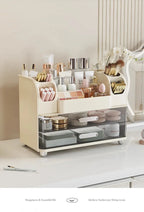 Desktop cosmetics storage box, makeup box, high-end dressing table, skincare product sorting box, dressing table storage rack