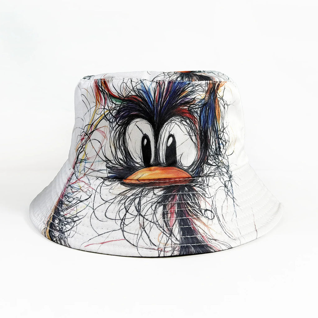 Classic Popular Funny Novelty animal cow frog duck fisherman hat Outdoor Leisure Sunscreen Sun Hat Men Women bucket hats