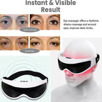 Electric Eye Massager Mask Migraine Eyes Vision Improvement Forehead Eye Care Glasses Massage Wireless Vibration Health Care