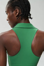Sleeveless Fitness Yoga Shirt Women Summer Slim Fit V-Neckline Gym Running Top Breathable Quick Dry Sportswear Workout Clothes