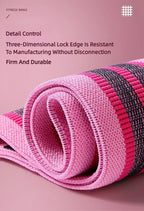Fabric Resistance Hip Booty Bands Glute Thigh Elastic Workout Squat Circle Stretch Fitness Strips Loops Yoga Gym Equipment 3Pcs