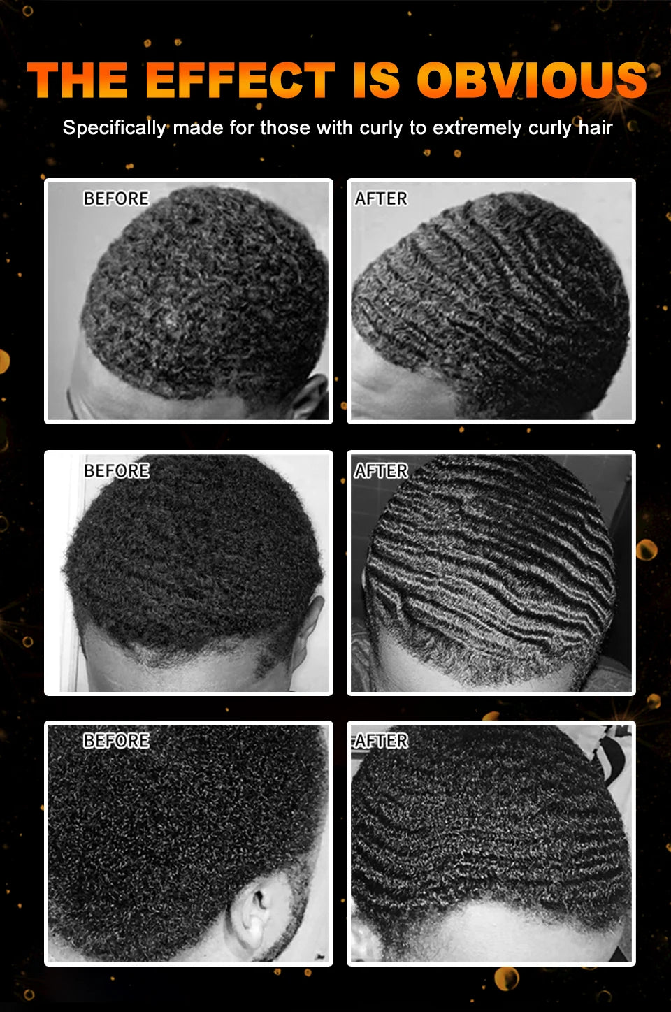 Deep Wave Control Pomade 360 Biotin Sport Strong Hold Wave Hair Gel With Brush Wavy Hair Oil Shampoo Conditioner Styling Care