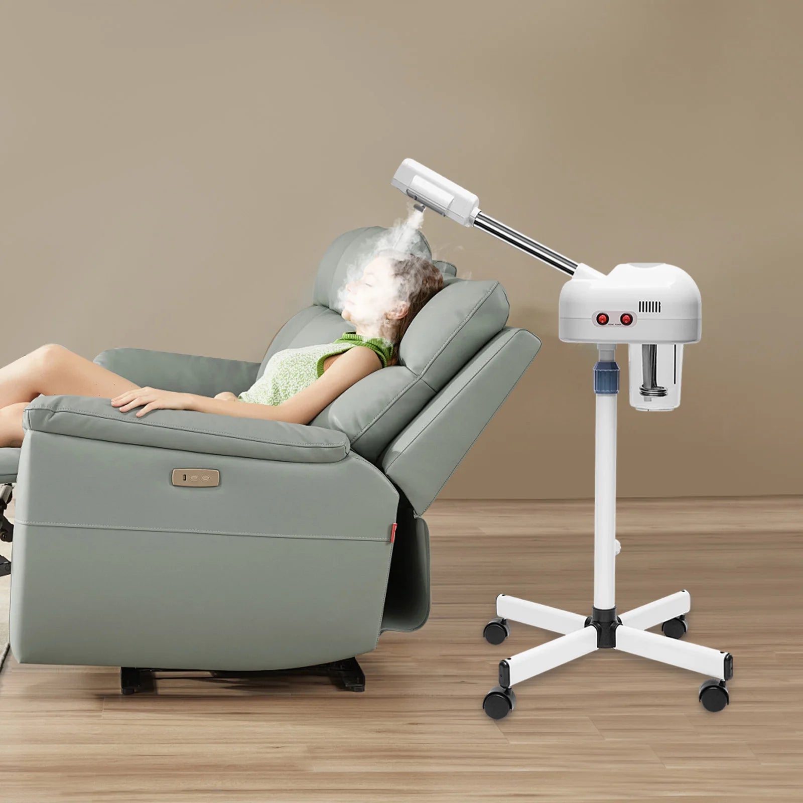Professional 2 In 1 Ozone Facial Steamer with Automatic Power-Off Protection for Home Beauty Salon Spa Skin Care
