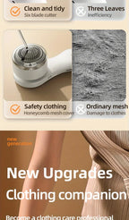 Electric Lint Remover Fabric Shaver LCD Display USB Rechargeable Portable Clothes Fuzz Remover Hair Balls Trimmer for Home