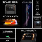 IIIF150 Air1 Rugged Phone Smartphone 5000mAh Battery 6.5" FHD+ Display 20MP Camera NFC IP68 IP69K 11.35MM Ultra-Thin Rugged