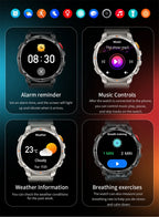 2026 New T-Rex 3 Ultra 1100mAh Smart Watch 5ATM Waterproof Outdoor Sports GPS Track Heart Rate Compass Bluetooth Call Smartwatch