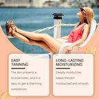 Body Tanning Gel Hydrating Lasting Natural Bronzing Soothe Drying Even Skin Tone Accelerate Dark Skin Sun Tanning Body Cream