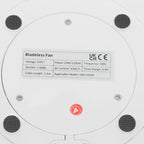 Cooling & Heating Bladeless Fan 220V W/ Timer Remote Control 8 Wind Speed Home Silent  Air Conditioner Heater LED Display