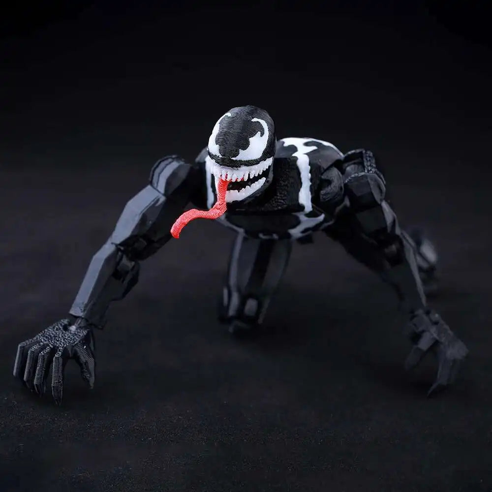 Venom Spider-Man Lucky13 Dummy13 Action Figures - 3D Printed T13 Multi-Jointed Shapeshift Mannequin Anime Collectible Toys Main image