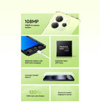 Global Version Redmi Note 14 4G smartphone MediaTek Helio G99-Ultra NFC 108MP Camera 6.67 ''AMOLED Screen 5500mAh Battery