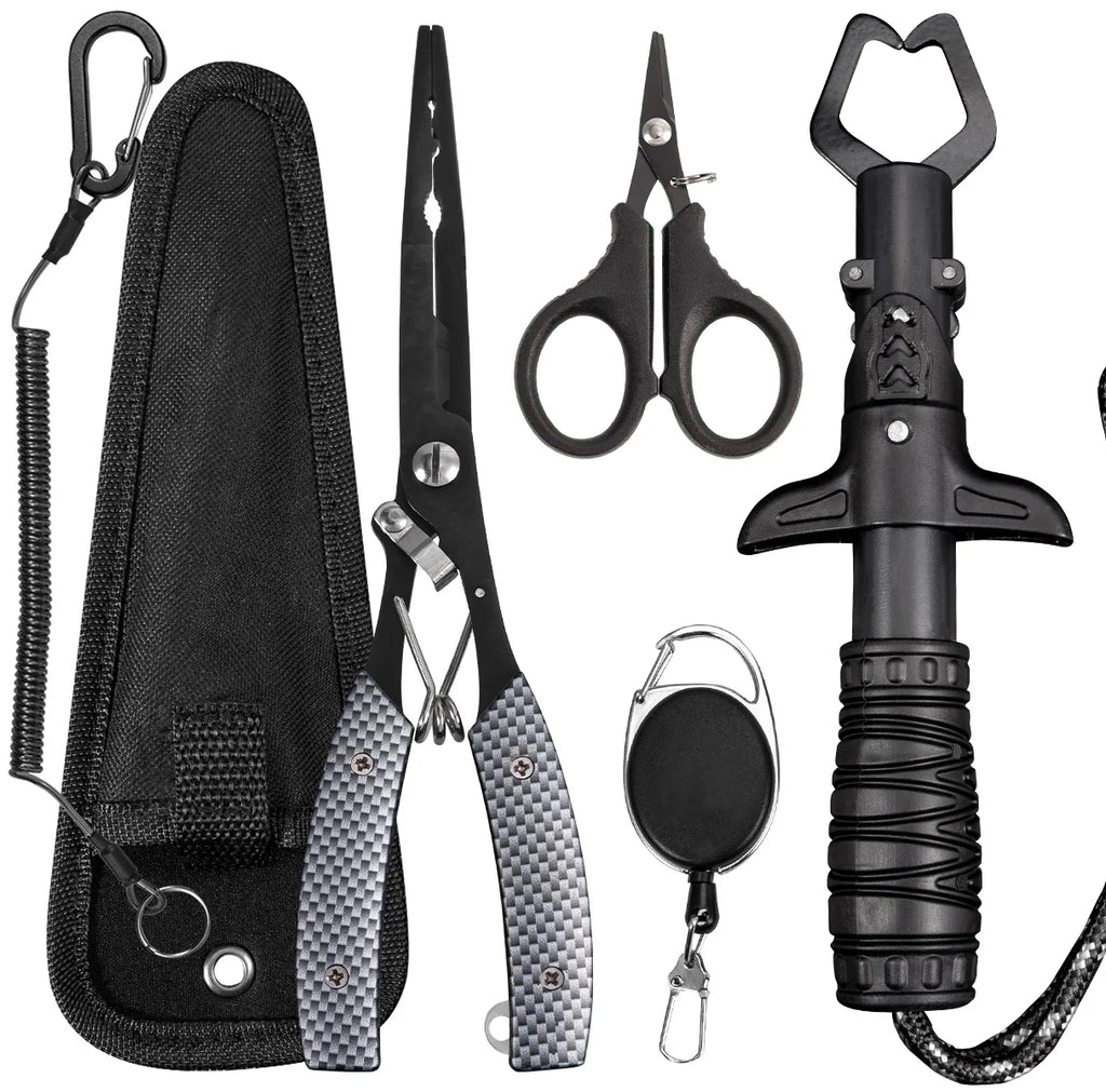 Multifunctional fishing accessories: stainless steel fishing pliers, seawater-resistant, outdoor fishing tools, men's gifts