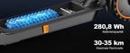 TODIMART T6 ABE e-scooter with road approval, 30 km, 350W, inch tires, Dual shock absorbers, e-scooter for adults