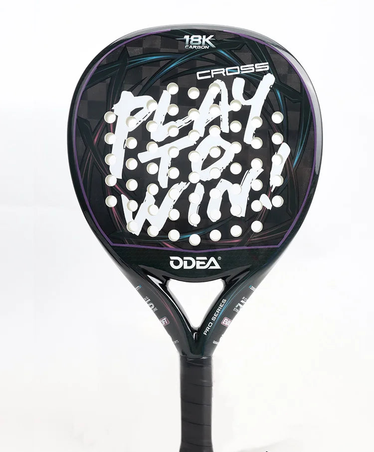 ODEA Beach Tennis Racket Full Carbon Fiber Rough Surface Outdoor Sports Racket For Men Women Adult Senior Player 3K 18K