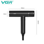 VGR Leafless Hair Dryer Professional Negative Ion Blower Dryer Brushless Motor 11000RPM Powerful Electric Dryer for Salon V-427