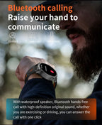2026 New T-Rex 3 Ultra 1100mAh Smart Watch 5ATM Waterproof Outdoor Sports GPS Track Heart Rate Compass Bluetooth Call Smartwatch