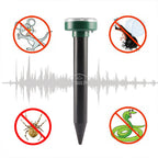 4/8X Solar Repeller Powered Ultrasonic Sonic Mouse Mole Pest Rodent Repellent Vibration Wave Yard Outdoor Garden Lawn Farm Field