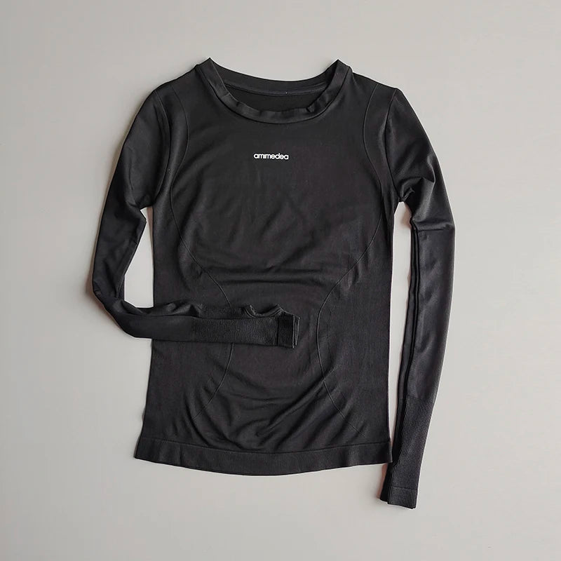 Women's Outdoor Sports Shirt Yoga Wear Fitness T-Shirt Running Workout Tops T-shirt Female Sportswear Exercise Gym Clothing