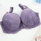 DaiNaFang Push Up Breathable Bras Bow 34/75 36/80 38/85 40/90 42/95 44/100 BCDE Cup Underwear For Women Plus Size Lingerie