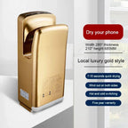 Full New Hand Dryer Induction Hotel Restauran High Speed Jet-type Hand Drying Machine Double-sided hand dryer 220v