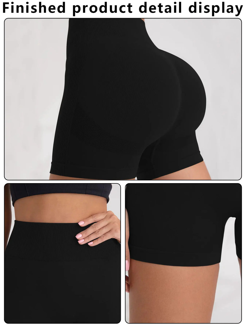 CZGUKE Ladies' outdoor sports shorts fitness pants gym warm-up yoga pants high-quality tight jogging shorts and cycling shorts